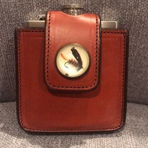 Rebecca Ray Leather Flask